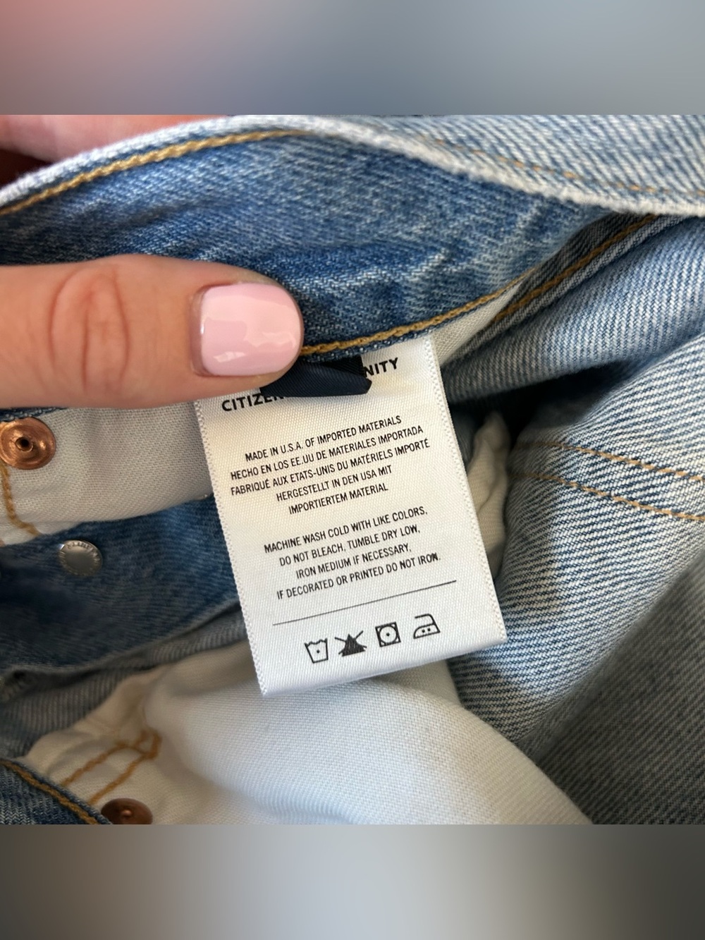 Citizens of Humanity Annina Jeans Blue Denim Size 27 - Picture 14 of 16